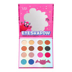 PALETA DE SOMBRAS X15 TONOS MONSTRICO ROSADO CACHOS VERDES SAS