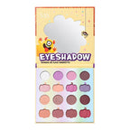 PALETA DE SOMBRAS X16 TONOS MONSTRICO NARANJA CACHOS MORADOS SAS