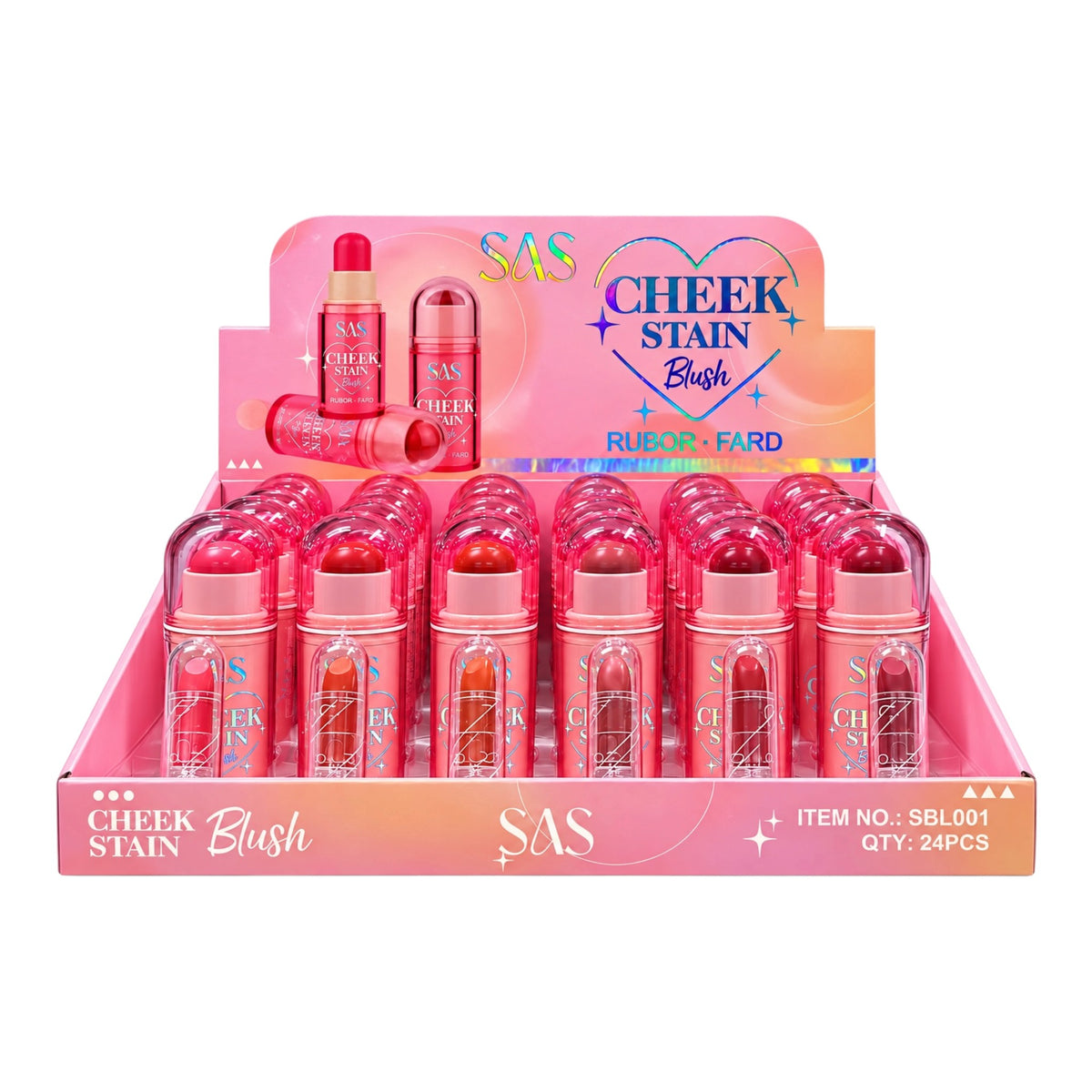RUBOR EN BARRA CHEEK STAIN BLUSH SAS