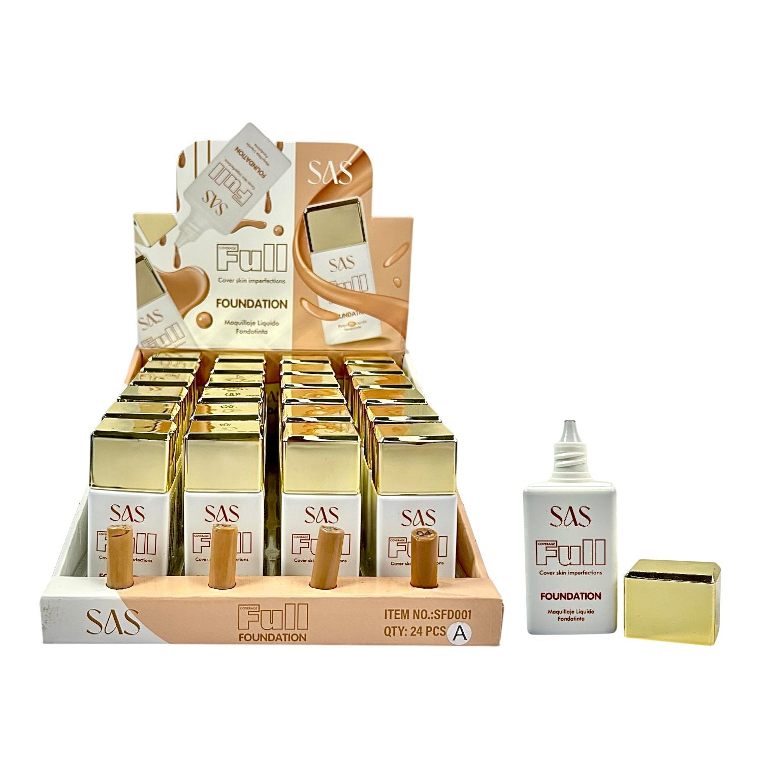 BASE LIQUIDA FULL COVERAGE 35G SAS