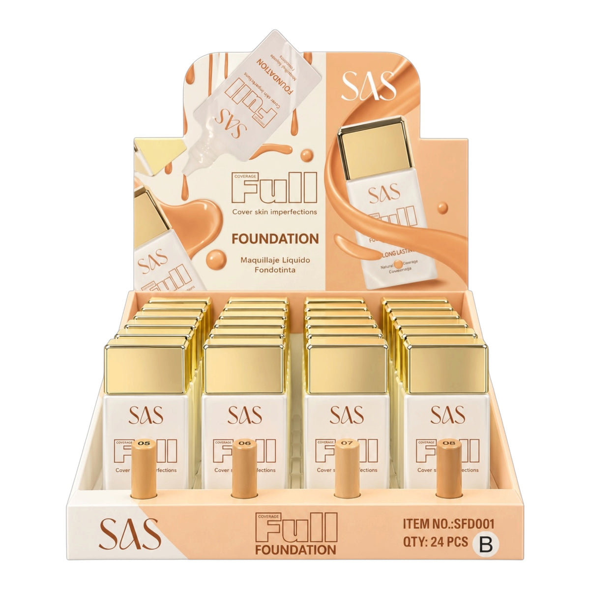 BASE LIQUIDA FULL COVERAGE 35G SAS