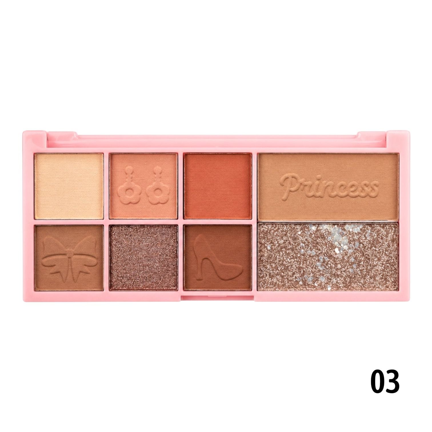 PALETA DE SOMBRAS X8 TONOS PRINCESS SAS