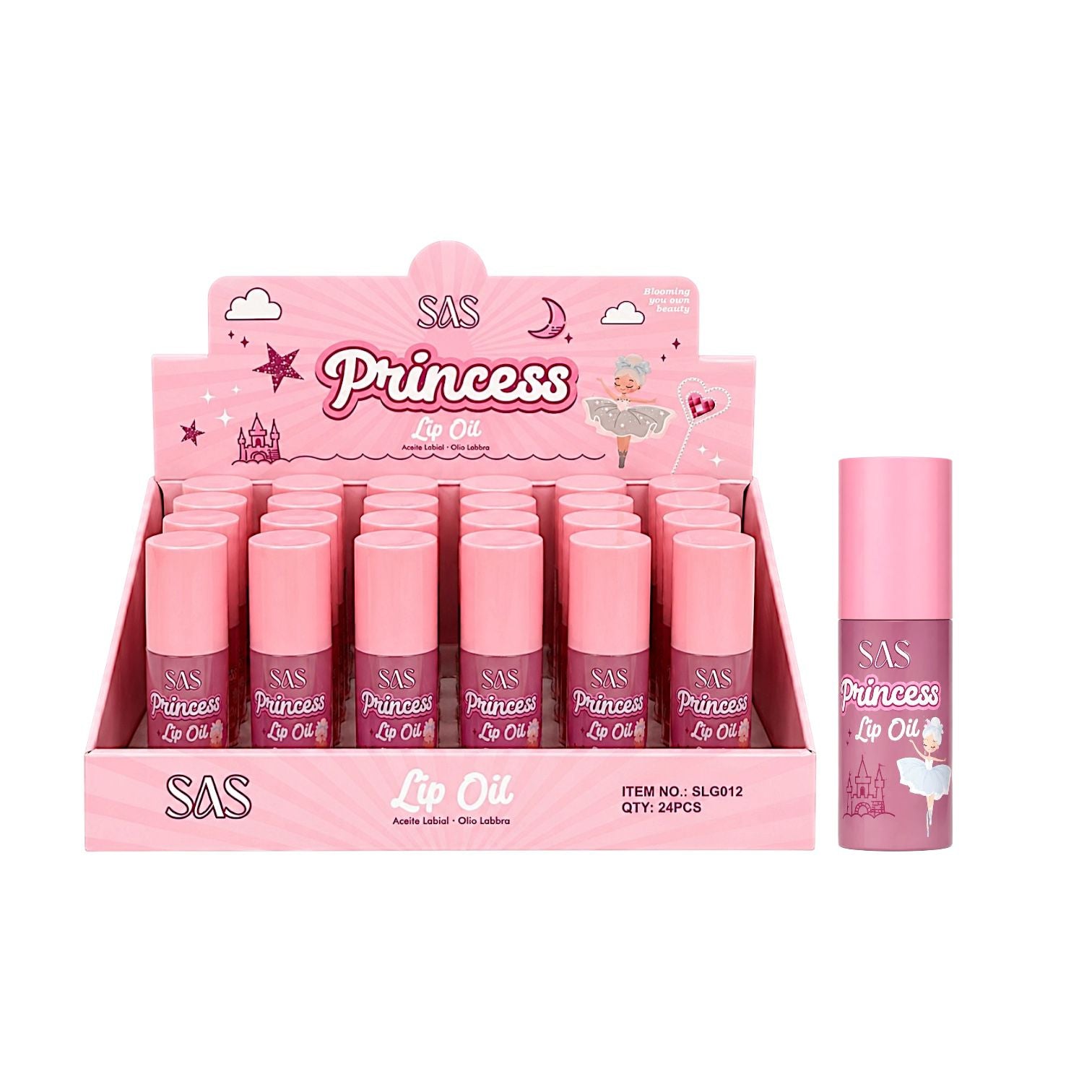 BRILLO GLOSS APLICADOR GRANDE PRINCESS CASTILLO SAS
