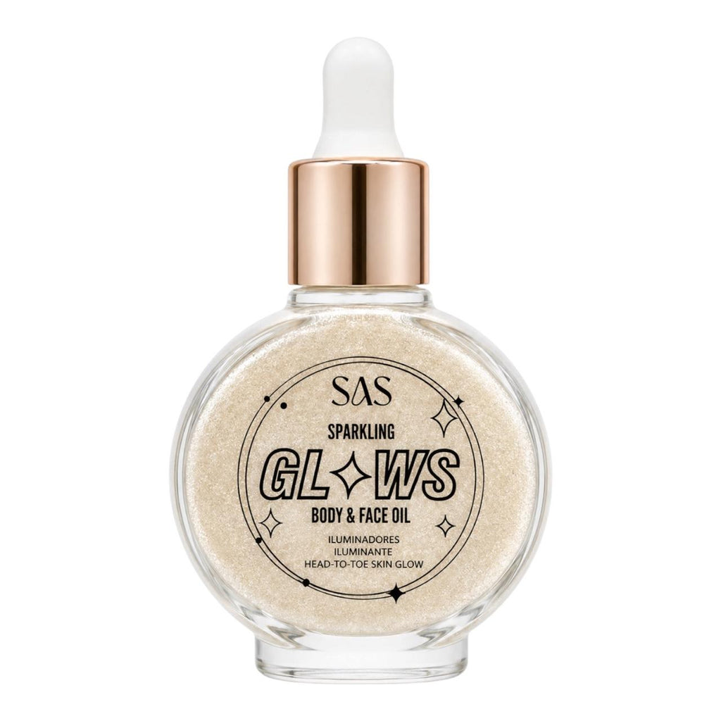ILUMINADOR GOTERO BODY & FACE OIL SPARKLING GLOWS 13ML SAS