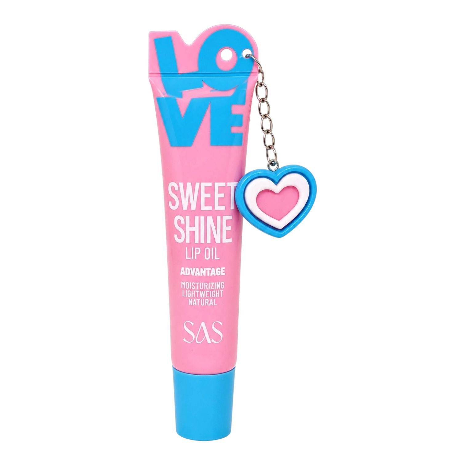 BRILLO GLOSS LOVE SWEET SHINE LLAVERO CORAZON SAS