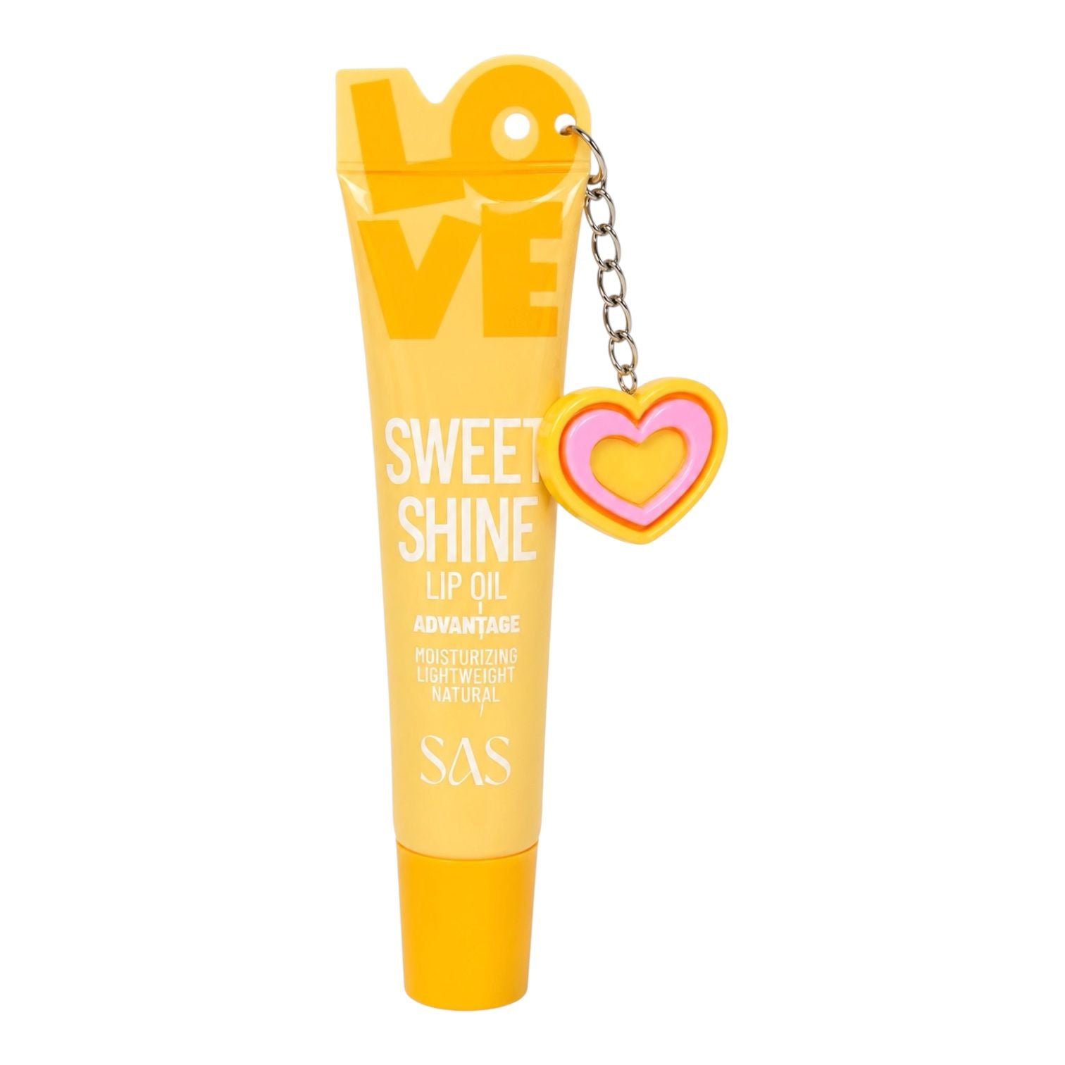 BRILLO GLOSS LOVE SWEET SHINE LLAVERO CORAZON SAS