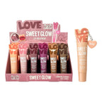 BRILLO GLOSS CON COLOR LOVE SWEET GLOW LLAVERO CORAZON SAS
