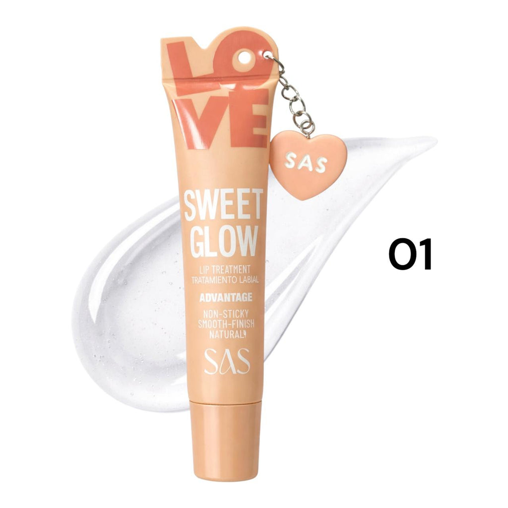 BRILLO GLOSS CON COLOR LOVE SWEET GLOW LLAVERO CORAZON SAS