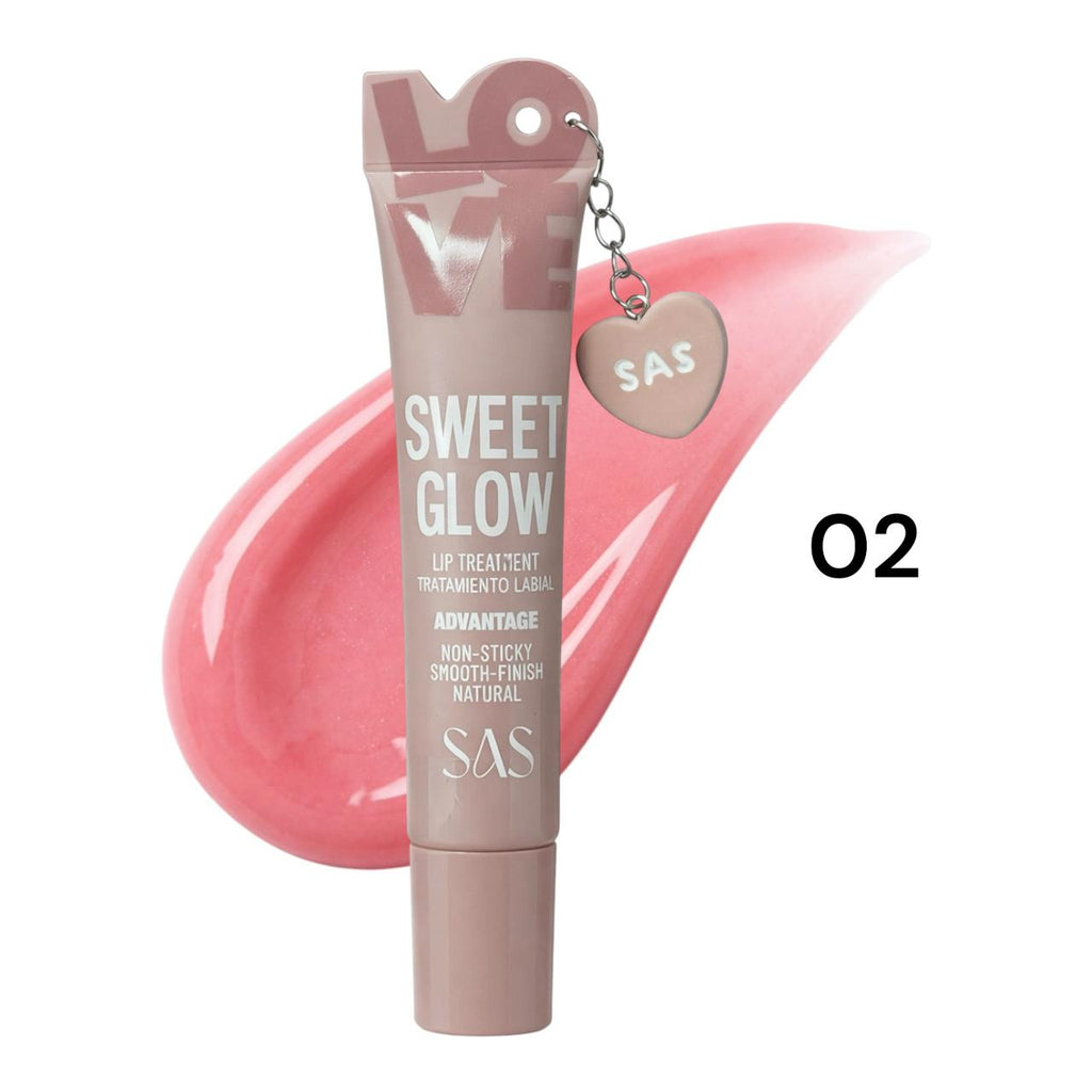 BRILLO GLOSS CON COLOR LOVE SWEET GLOW LLAVERO CORAZON SAS