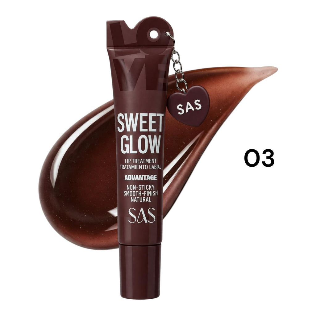 BRILLO GLOSS CON COLOR LOVE SWEET GLOW LLAVERO CORAZON SAS
