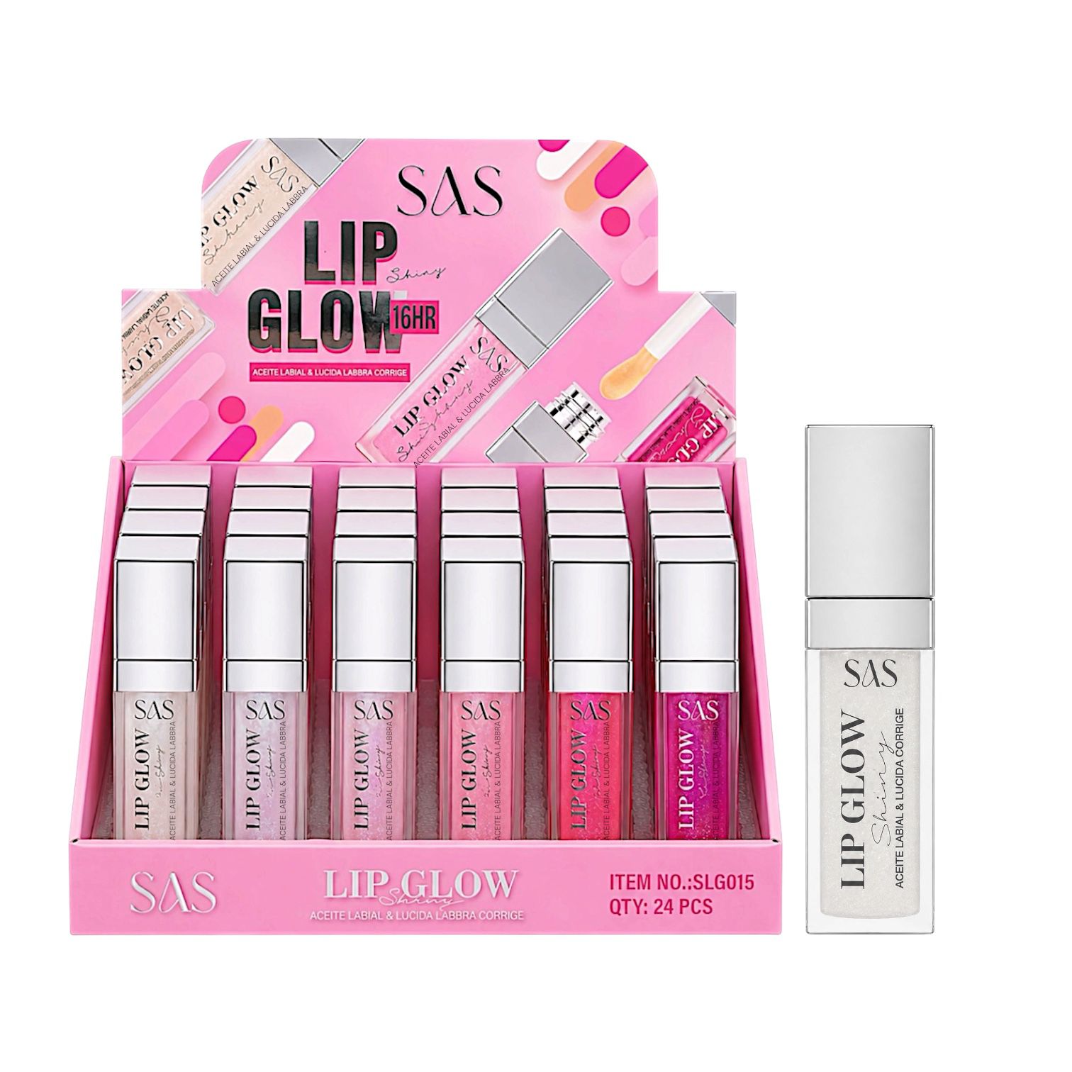 BRILLO GLOSS LIP GLOW SHINY 9ML SAS