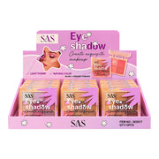 PALETA DE SOMBRAS X9 Y RUBORES X4 EYE SHADOW SAS