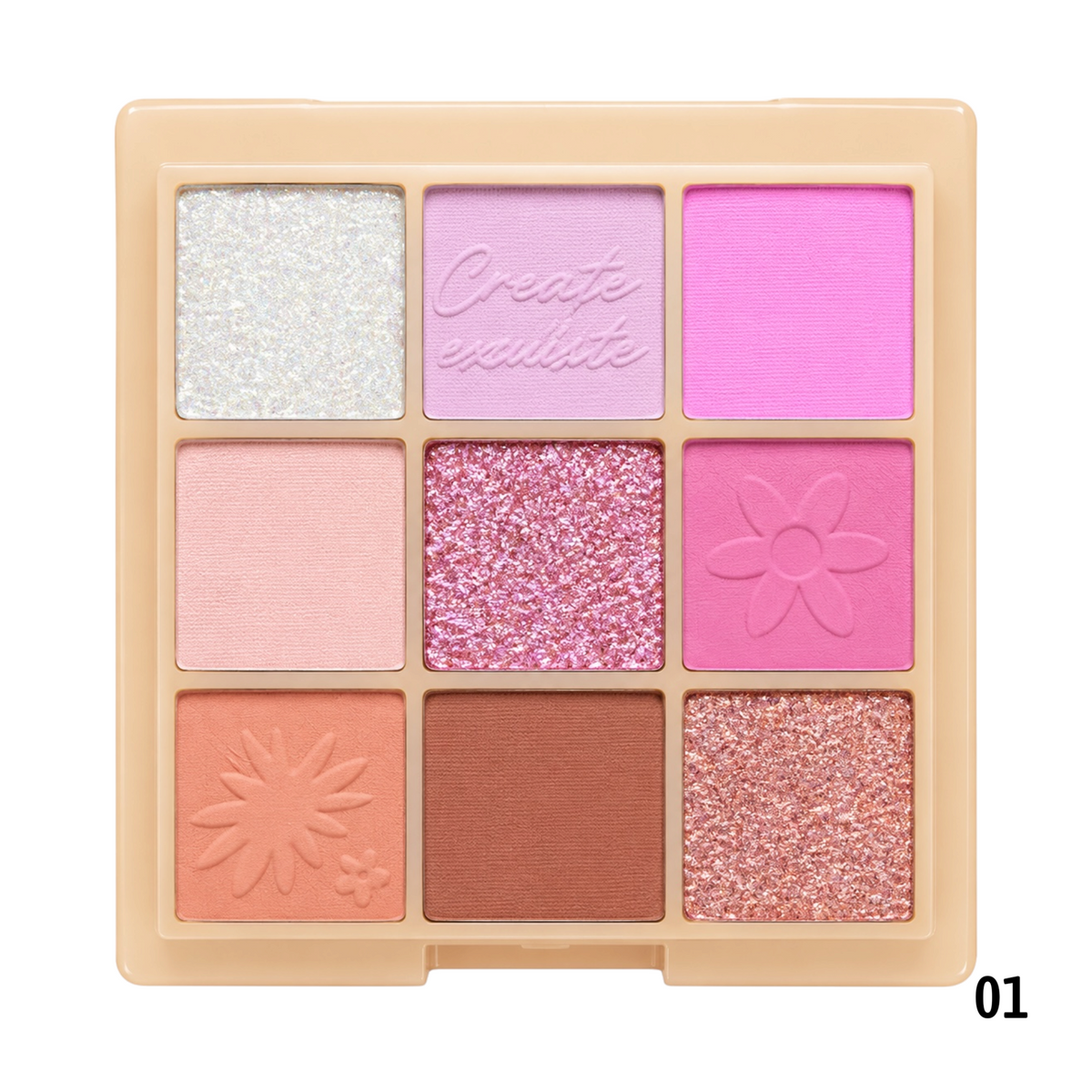 PALETA DE SOMBRAS X9 Y RUBORES X4 EYE SHADOW SAS