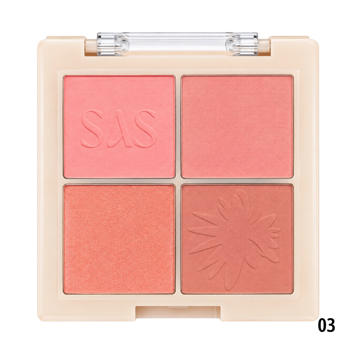 PALETA DE SOMBRAS X9 Y RUBORES X4 EYE SHADOW SAS