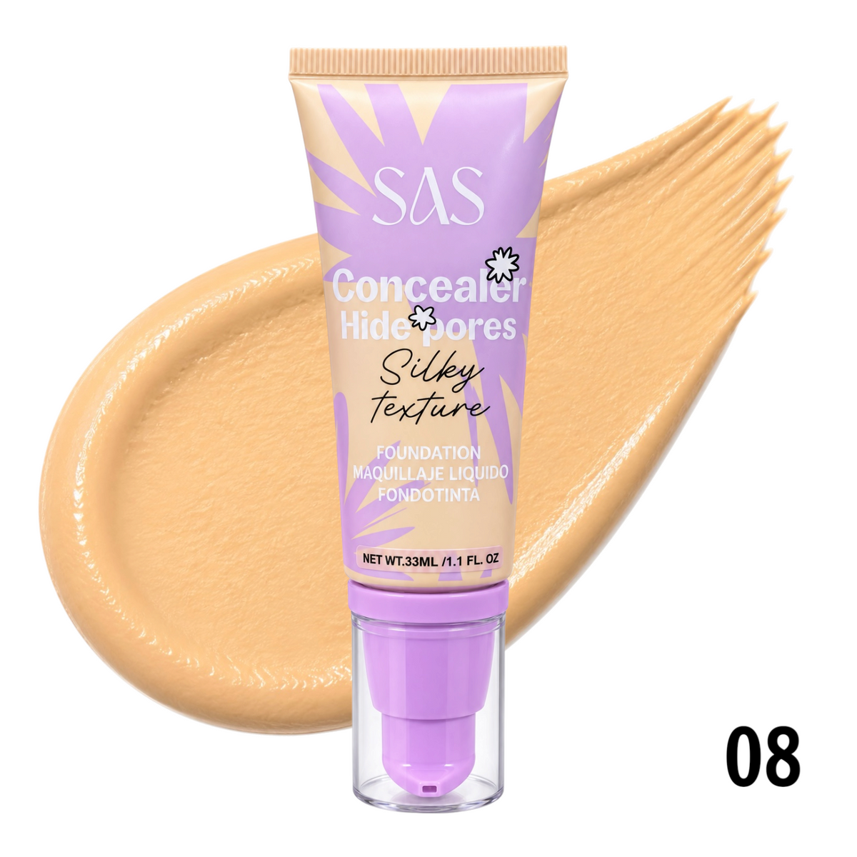 BASE LIQUIDA SILKY TEXTURE 33ML SAS