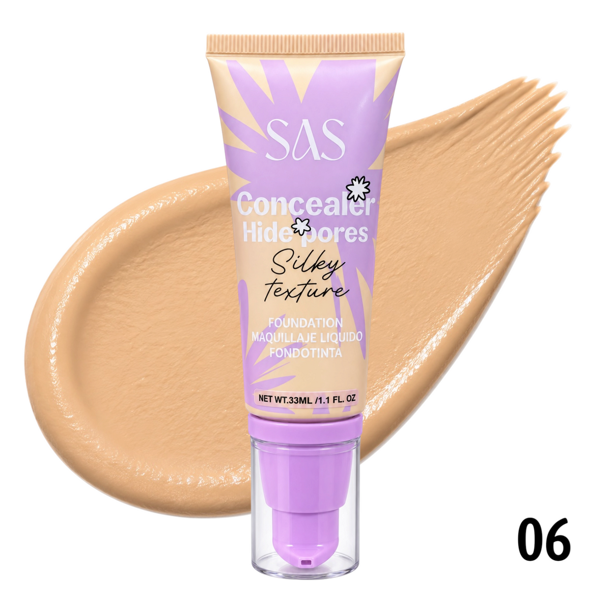 BASE LIQUIDA SILKY TEXTURE 33ML SAS