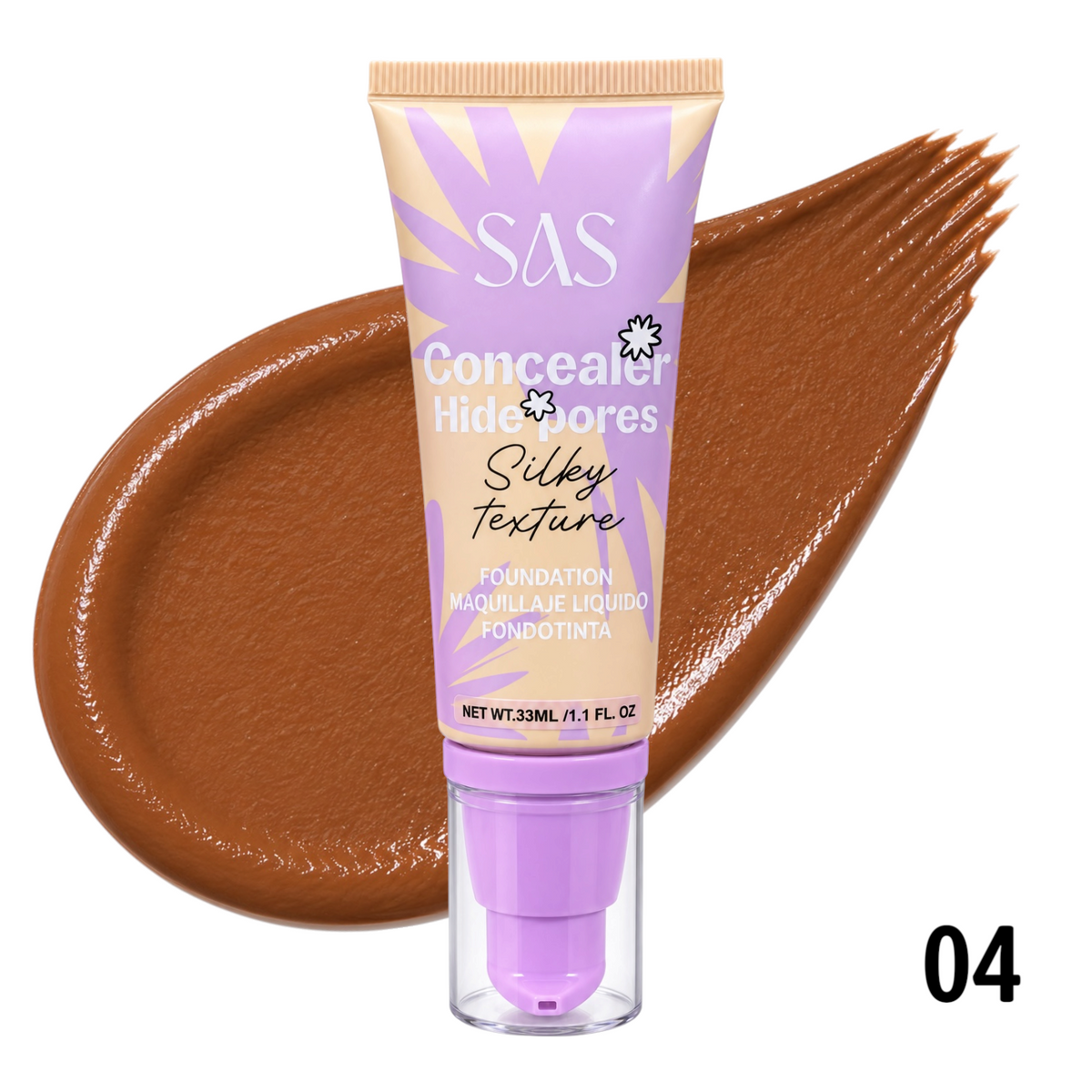 BASE LIQUIDA SILKY TEXTURE 33ML SAS