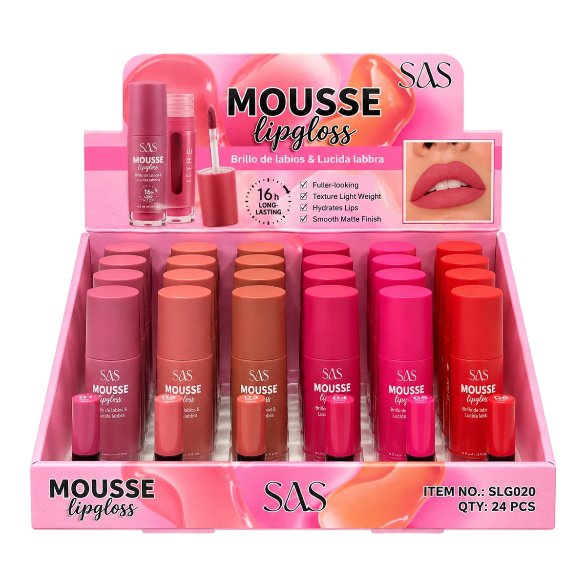 LABIAL LIQUIDO MOUSSE 4.3ML SAS