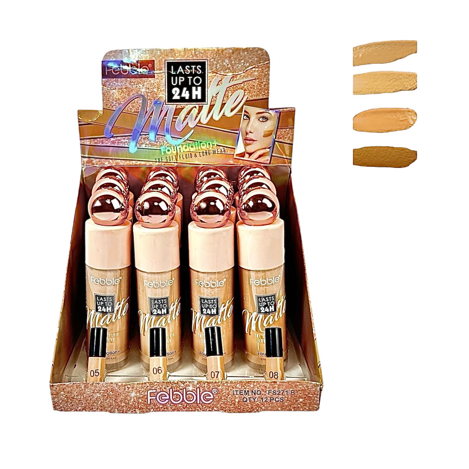 BASE LIQUIDA 24H MATTE FEBBLE