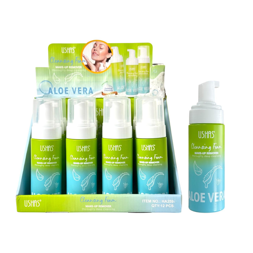 ESPUMA LIMPIADORA ALOE VERA ROSE HYALURONIC ACID USHAS