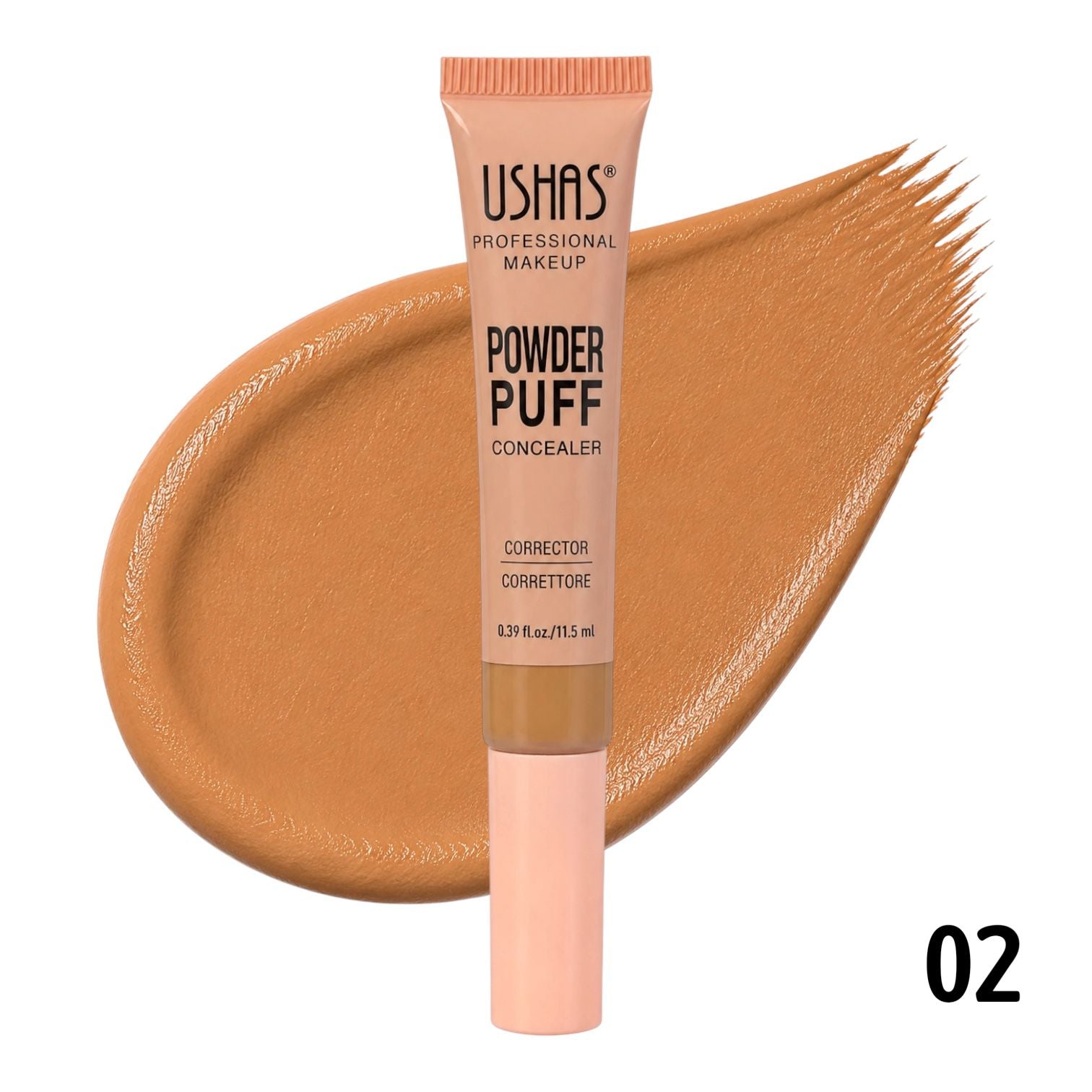 CORRECTOR LIQUIDO ESPONJITA POWDER PUFF 11.5ML USHAS