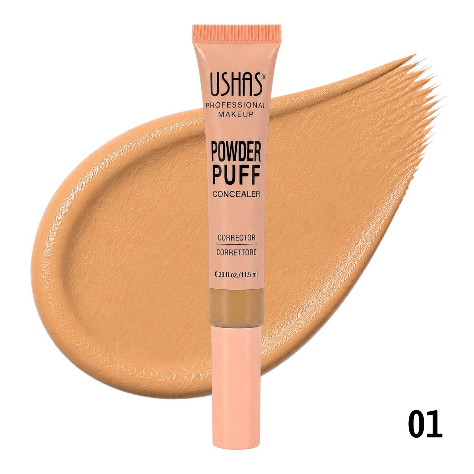 CORRECTOR LIQUIDO ESPONJITA POWDER PUFF 11.5ML USHAS
