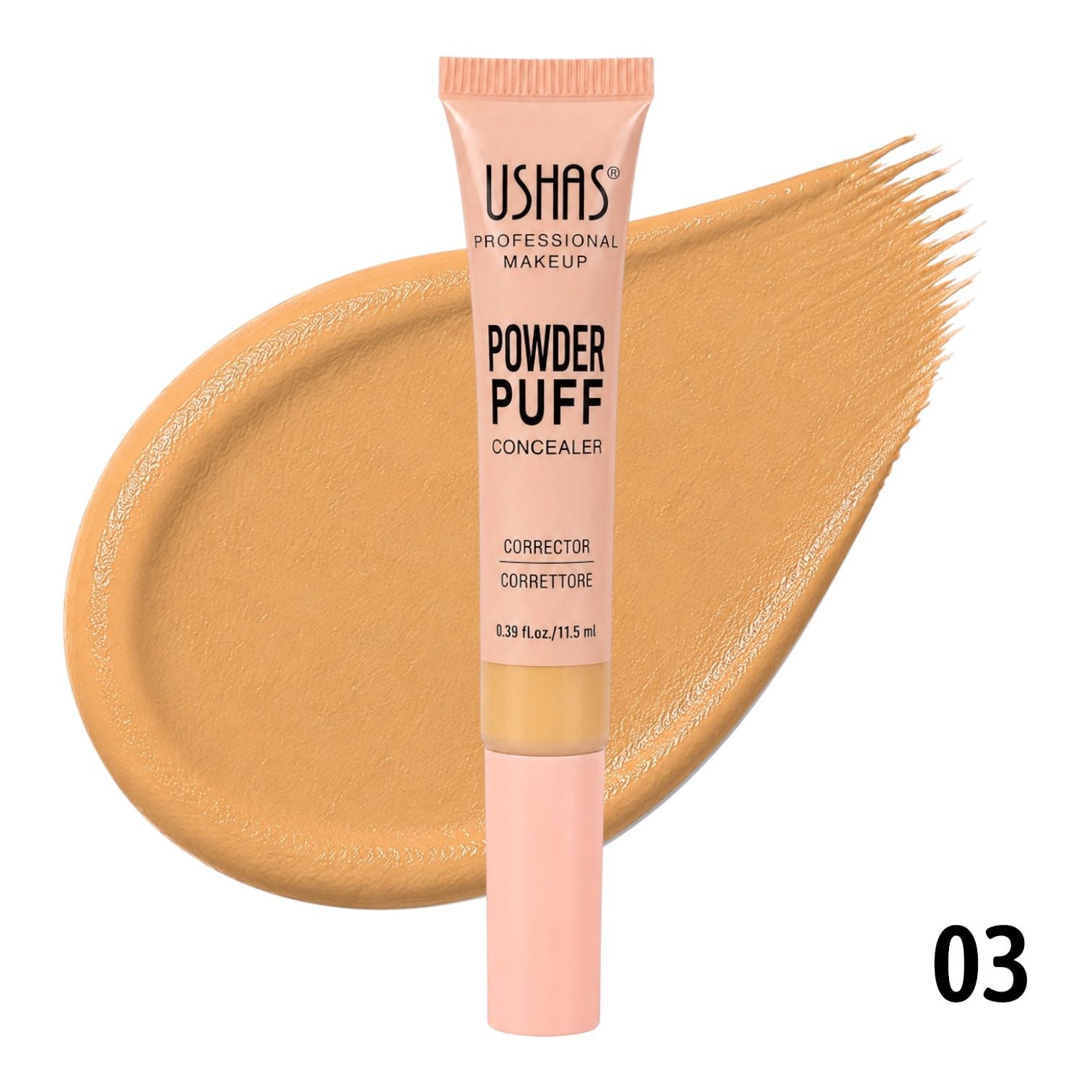 CORRECTOR LIQUIDO ESPONJITA POWDER PUFF 11.5ML USHAS