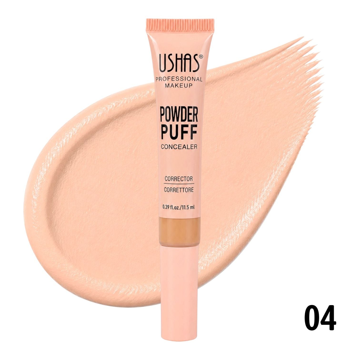 CORRECTOR LIQUIDO ESPONJITA POWDER PUFF 11.5ML USHAS