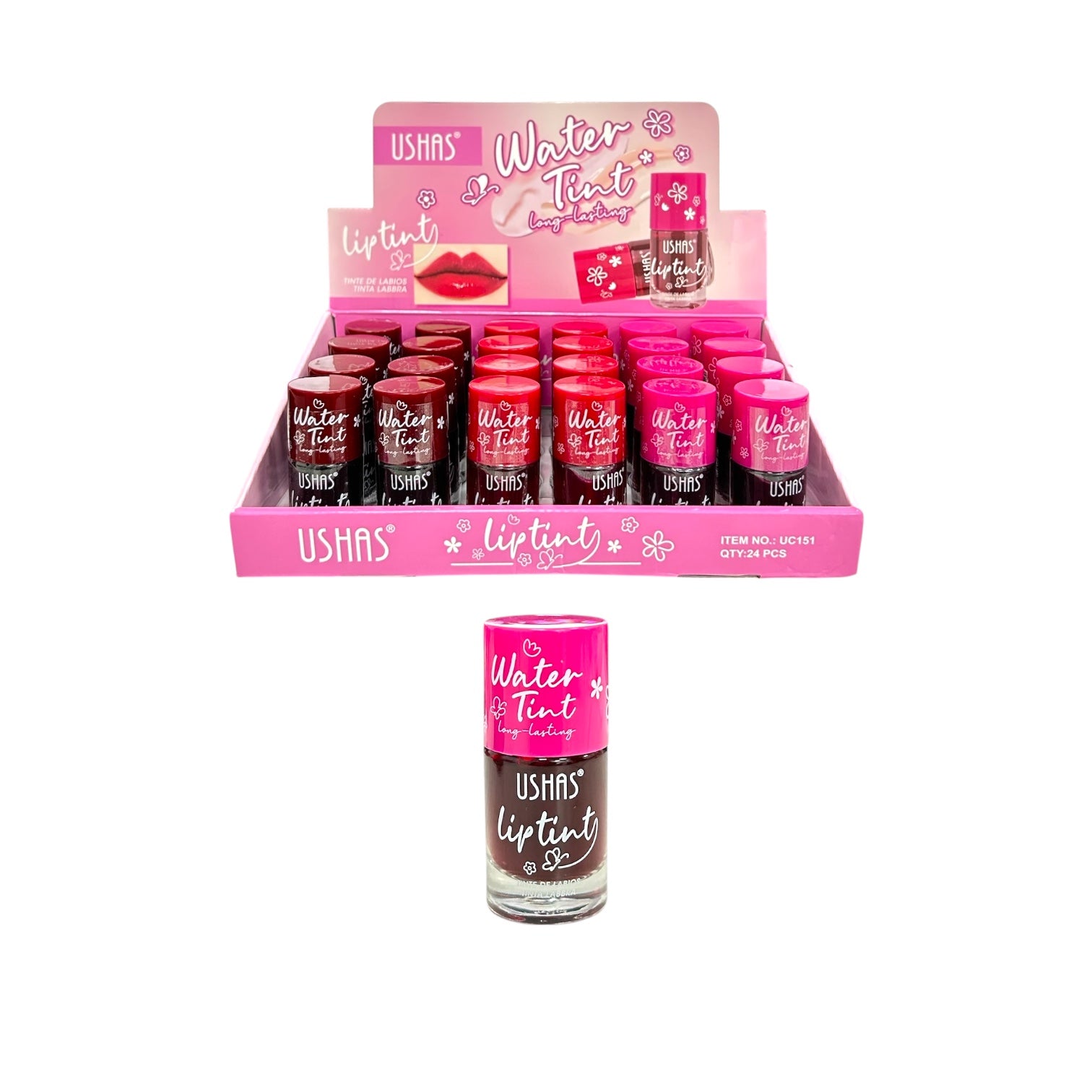 TINTA DE LABIOS REDONDA WATER TINT USHAS