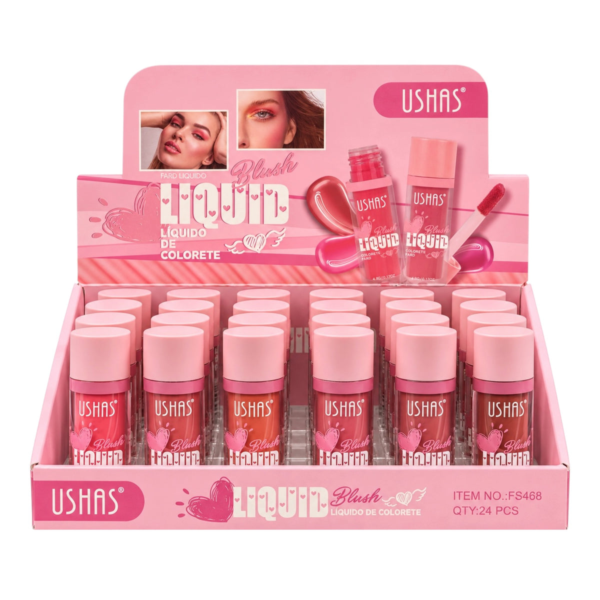 RUBOR LIQUIDO COLORETE FARD USHAS