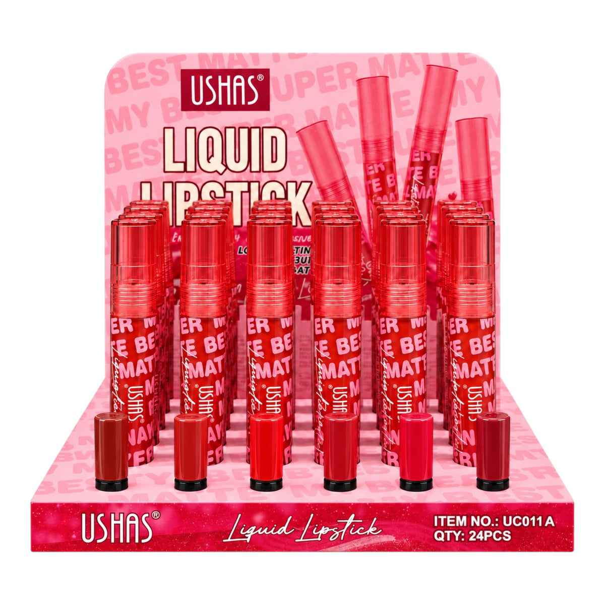LABIAL LIQUIDO MATTE LETRAS USHAS