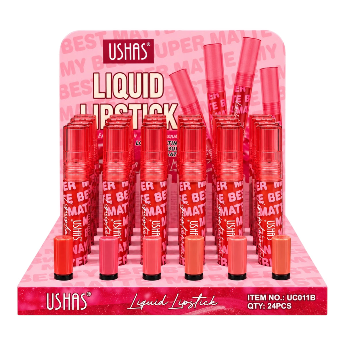 LABIAL LIQUIDO MATTE LETRAS USHAS