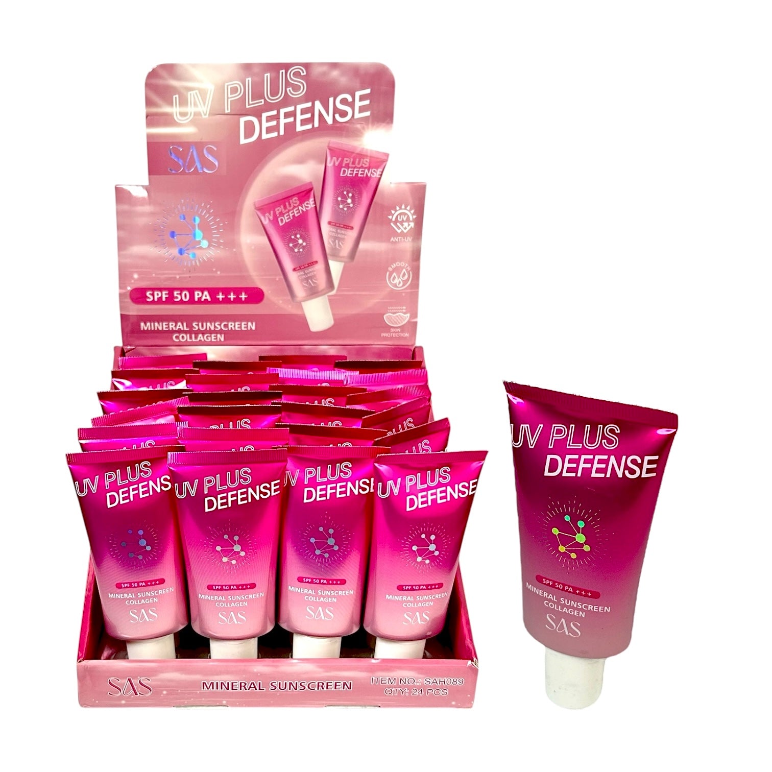 PROTECTOR SOLAR MINERAL UV PLUS DEFENSE SPF50+ SAS