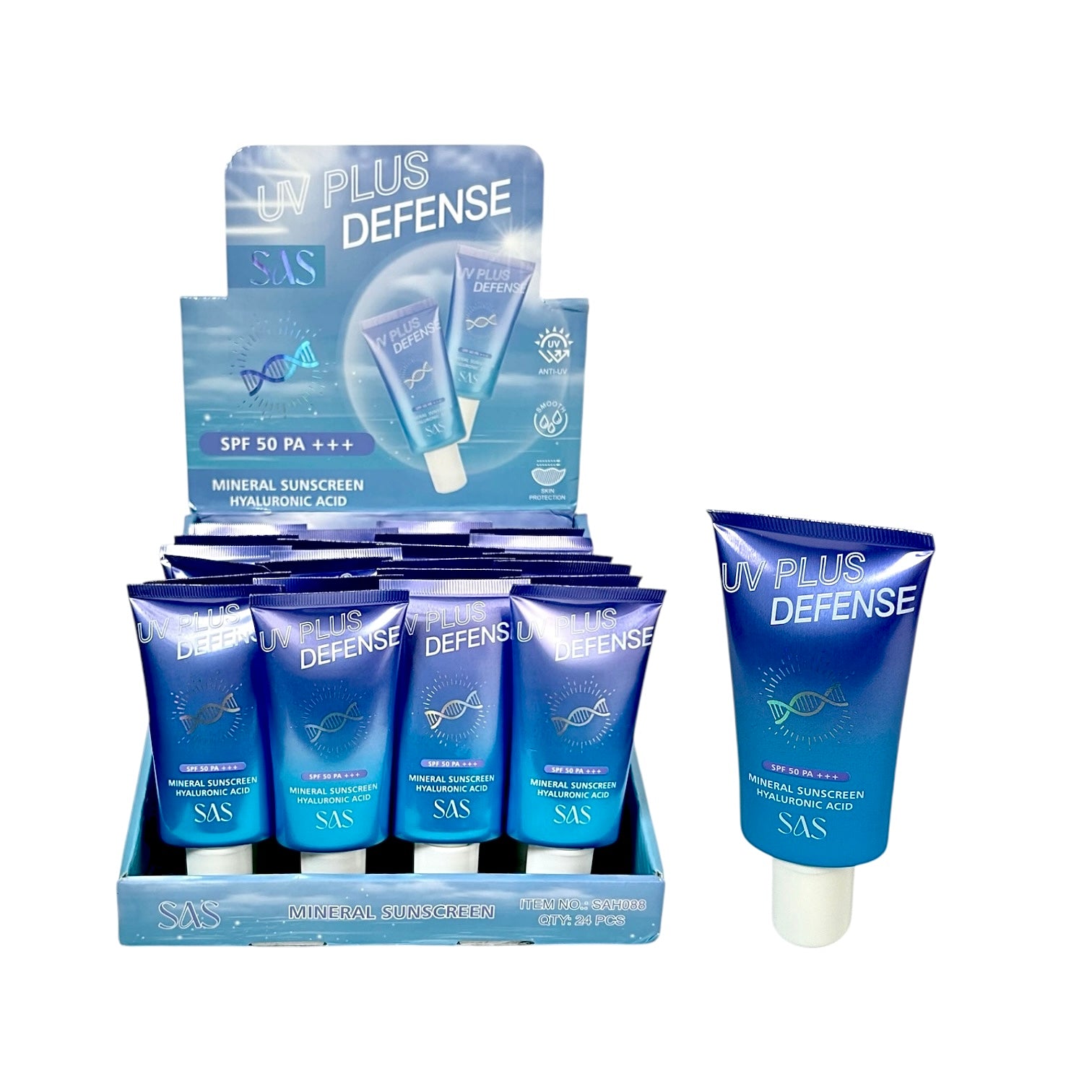 PROTECTOR SOLAR MINERAL UV PLUS DEFENSE SPF50+ SAS