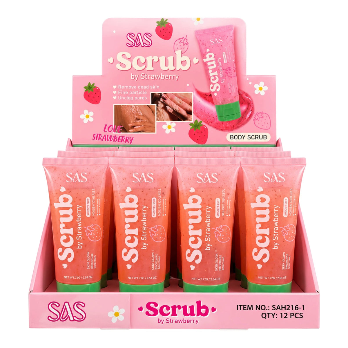 EXFOLIANTE CORPORAL FRUTAS 72G SAS