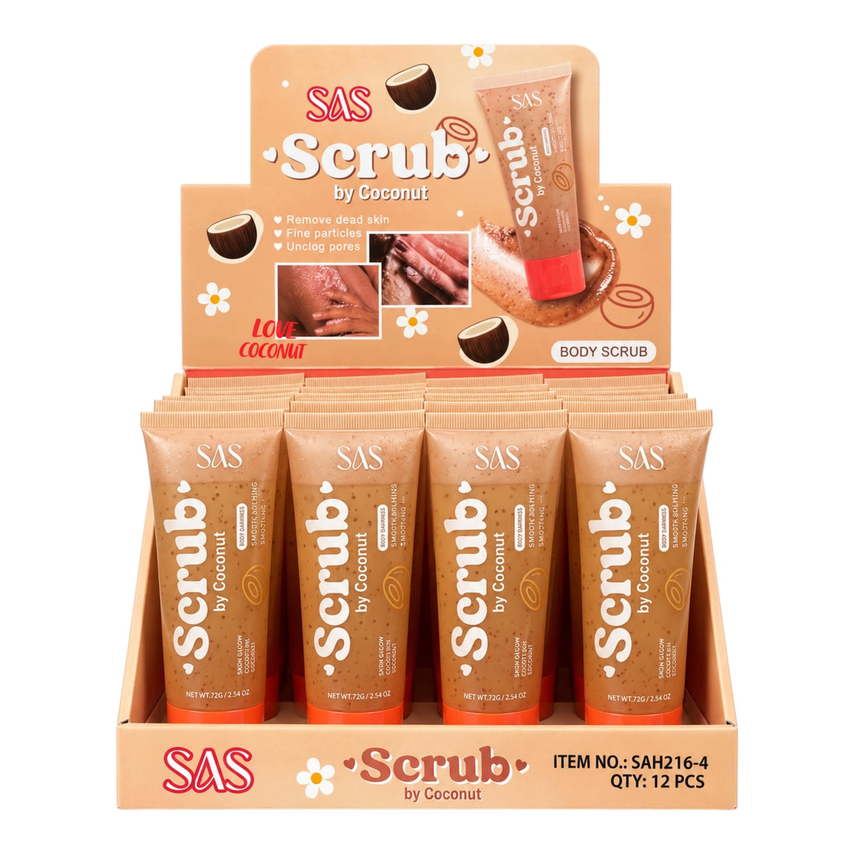 EXFOLIANTE CORPORAL FRUTAS 72G SAS