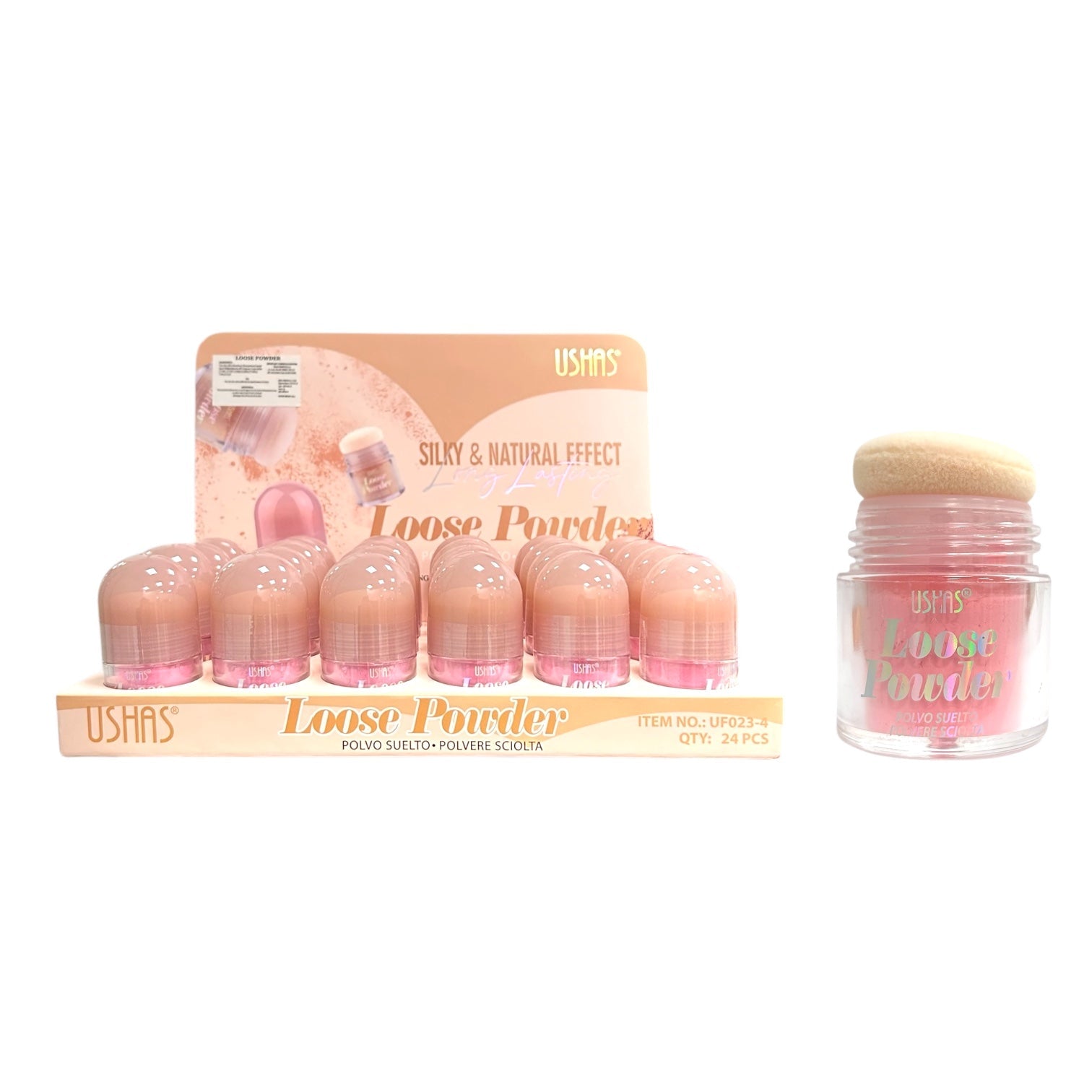 POLVO SUELTO CON ESPONJITA LOOSE POWDER USHAS