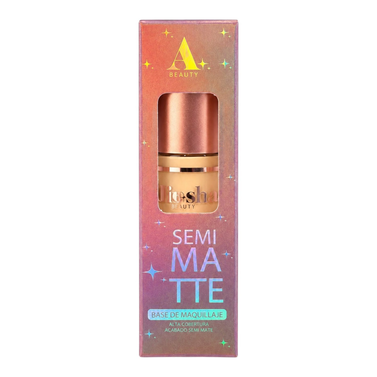BASE LIQUIDA SEMI MATTE TONO 01 MILA 30ML ALISSHA