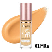 BASE LIQUIDA SEMI MATTE TONO 01 MILA 30ML ALISSHA
