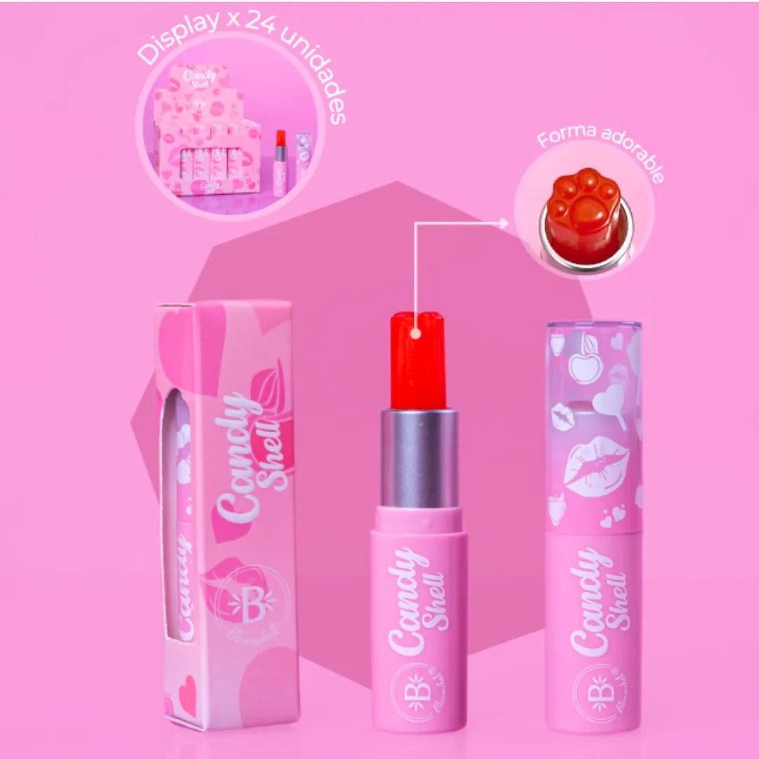 BALSAMO MAGICO EN BARRA MAGICO HUELLITA CANDY SHELL BLOOMSHELL