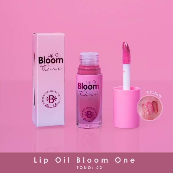 BRILLO GLOSS CON COLOR LIP OIL BLOOM ONE BLOOMSHELL