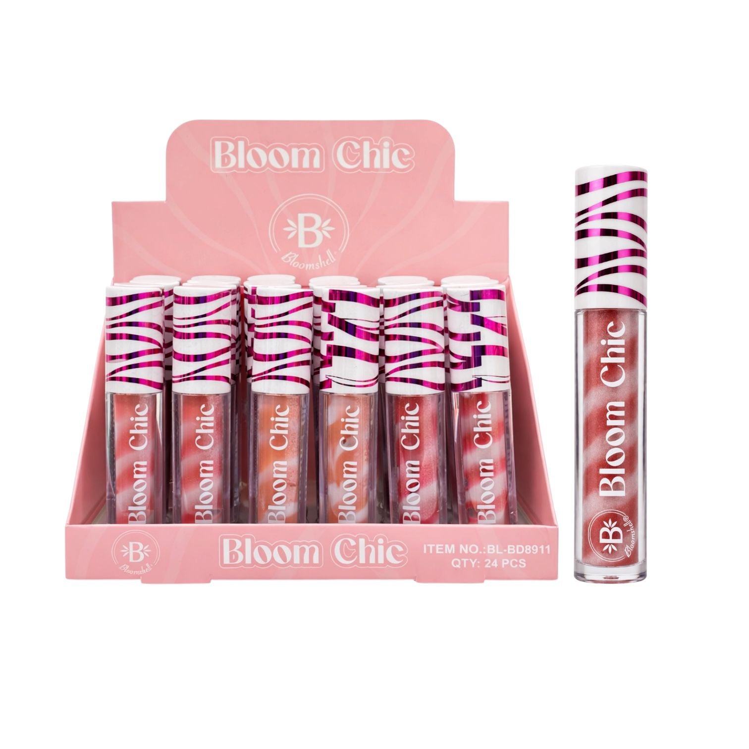 BRILLO GLOSS CON COLOR BLOOM CHIC 3.8G BLOOMSHELL
