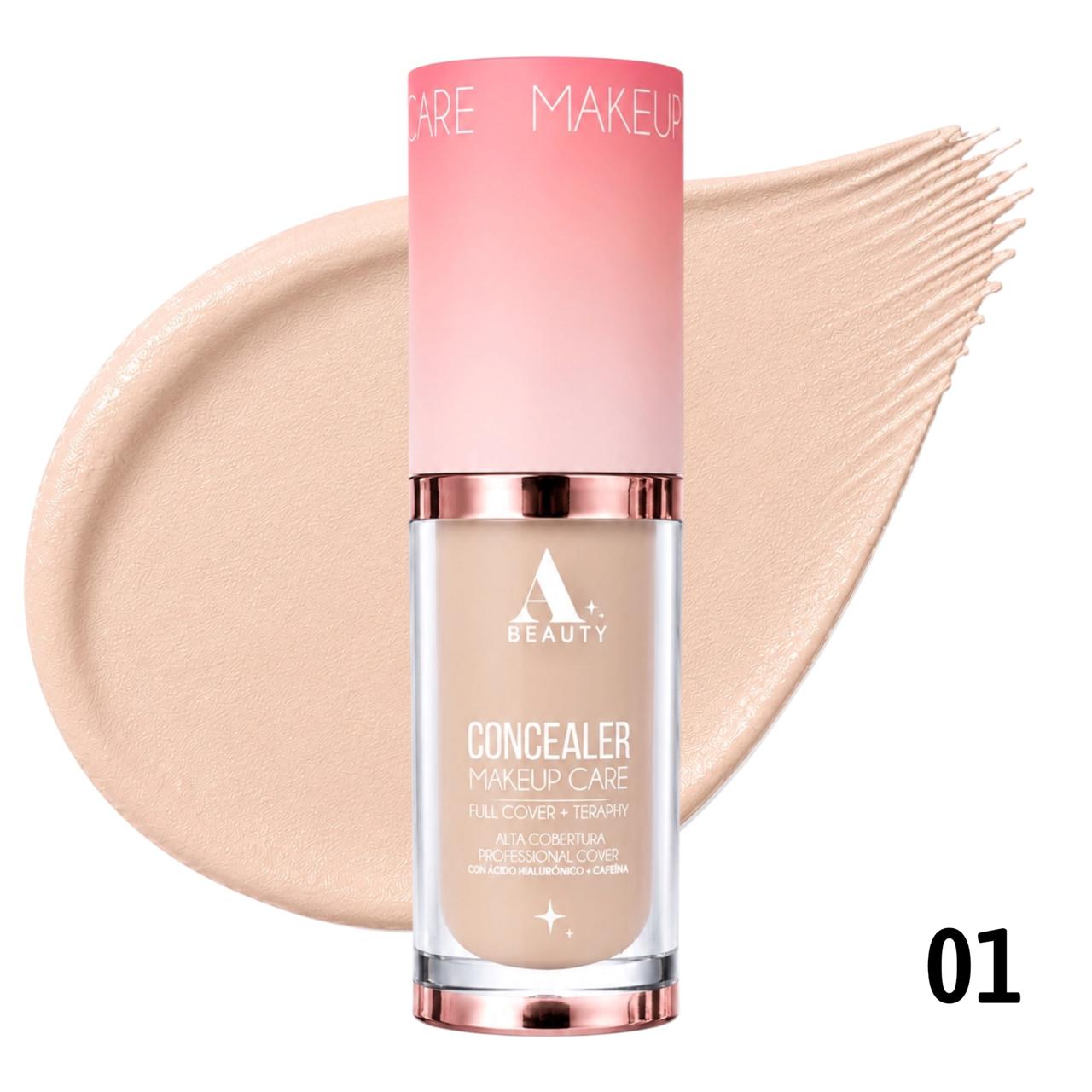 CORRECTOR LIQUIDO CON ACIDO HIALURONICO+CAFEINA TONO 01 VAINILLA 7ML ALISSHA