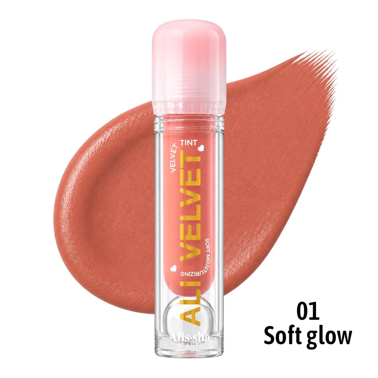 LABIAL LIQUIDO MATTE ALI VELVET TONO 01 SOFT GLOW ALISSHA