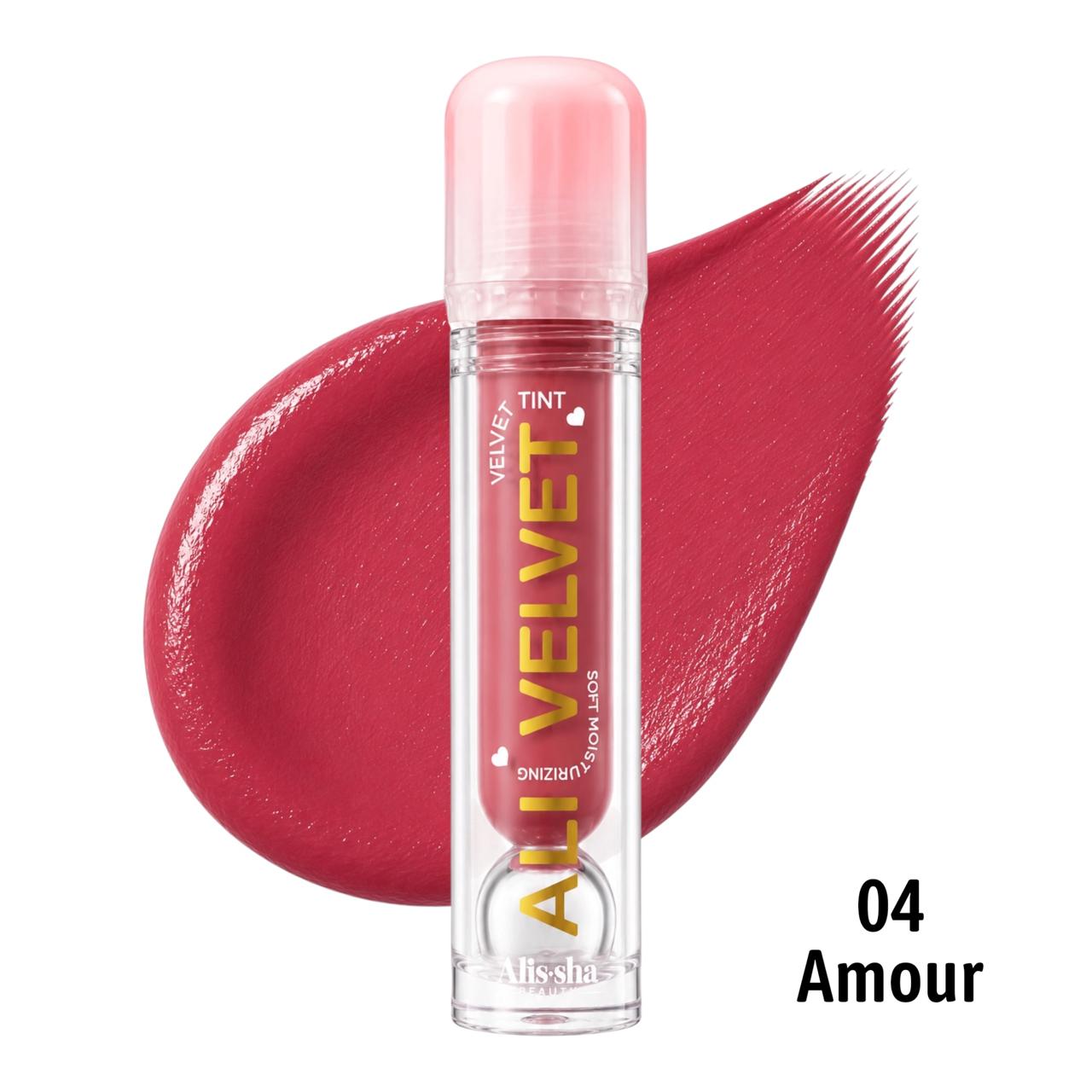 LABIAL LIQUIDO MATTE ALI VELVET TONO 04 AMOUR ALISSHA