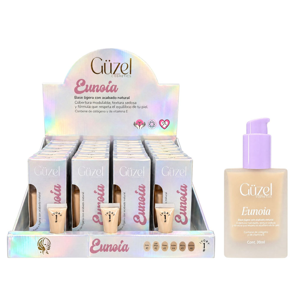 BASE LIQUIDA EUNOIA TONO #1 IVORY 30ML GUZEL