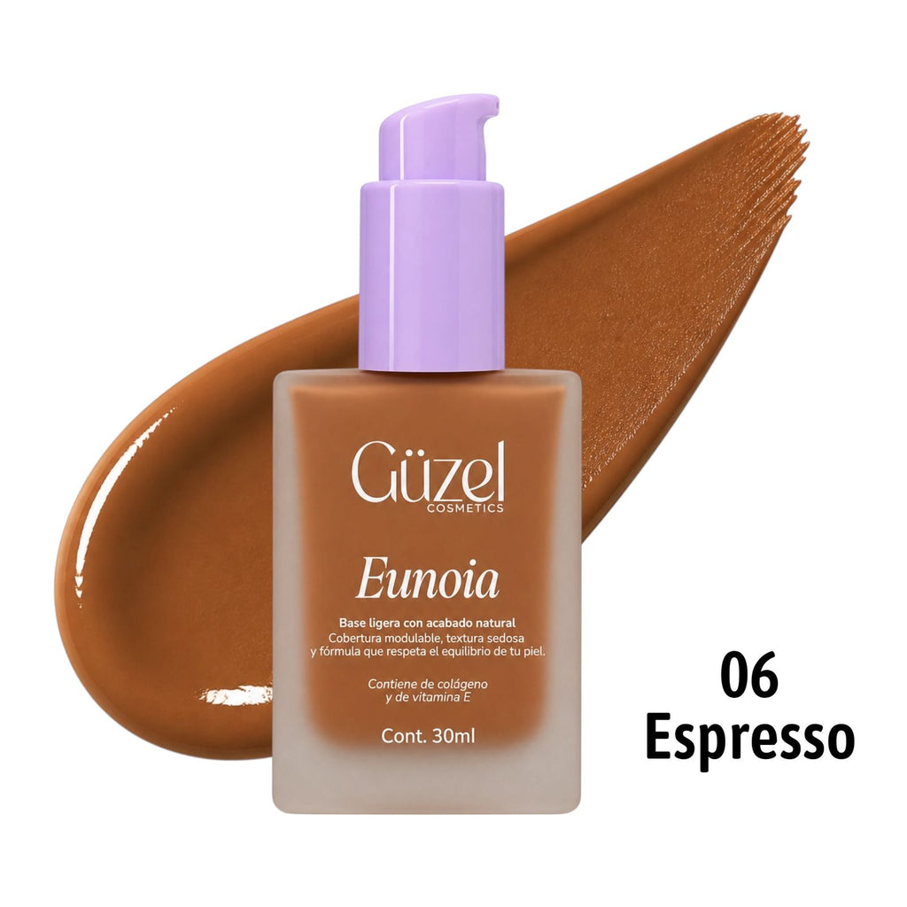 BASE LIQUIDA EUNOIA TONO #6 ESPRESSO 30ML GUZEL