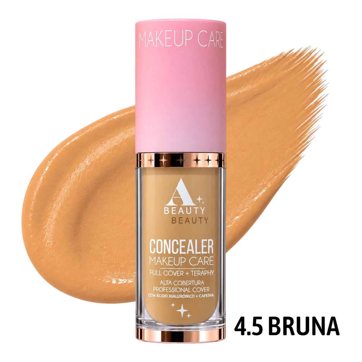 CORRECTOR LIQUIDO CON ACIDO HIALURONICO+CAFEINA TONO 4.5 BRUNA 7ML ALISSHA