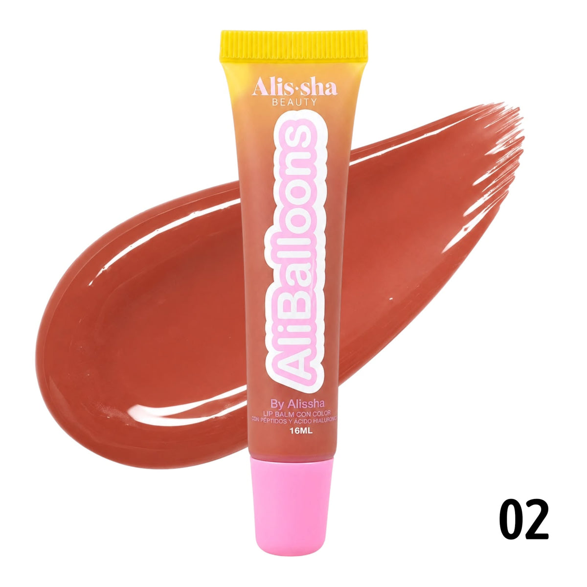 BRILLO GLOSS CON COLOR YELLOW BALOONS TONO 02 16ML ALISSHA