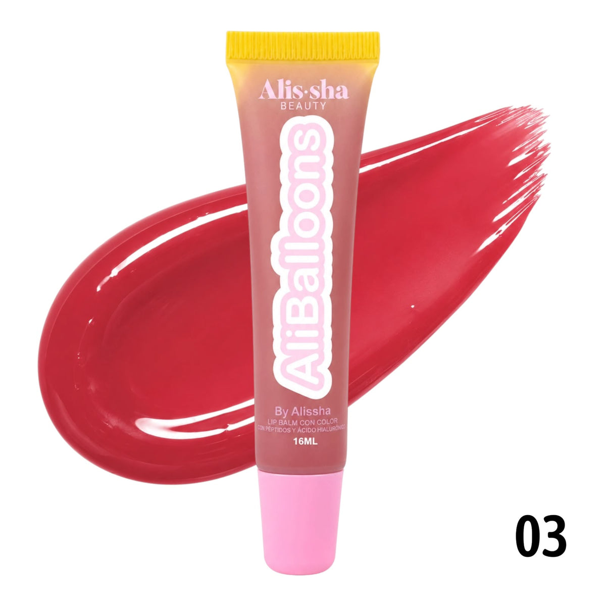 BRILLO GLOSS CON COLOR YELLOW BALOONS TONO 03 16ML ALISSHA